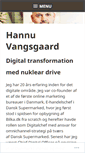 Mobile Screenshot of hannuvangsgaard.dk